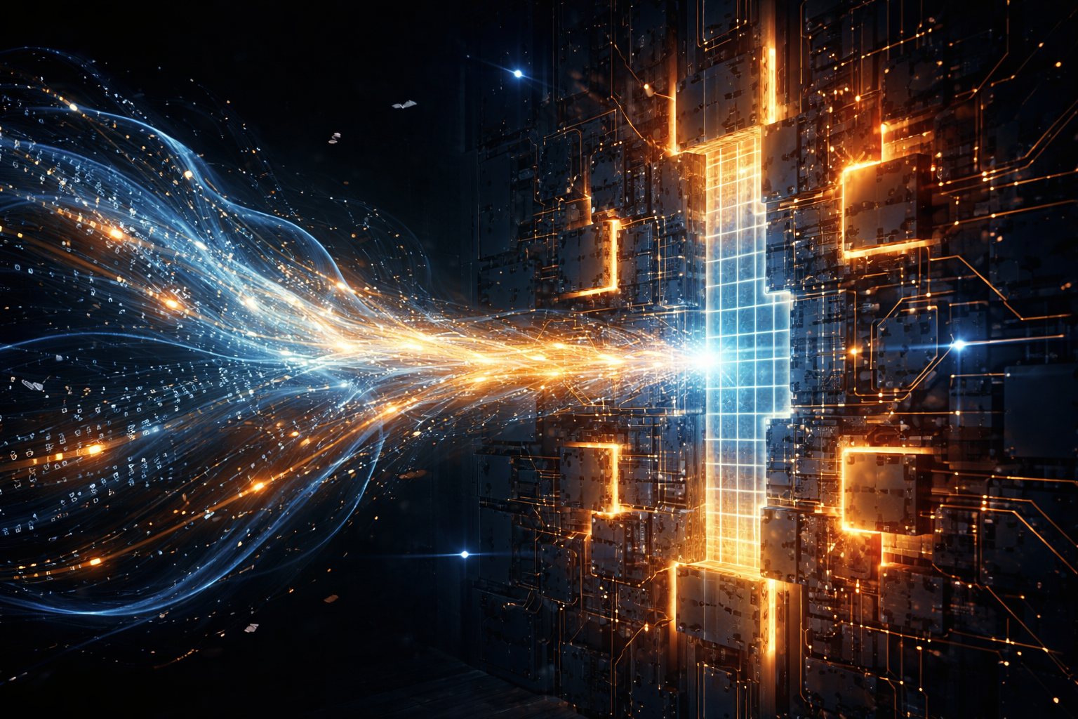 An agent interacting with an external policy filter - flows of data passing through a structured enforcement layer
